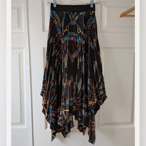 Zara pleated midi skirt